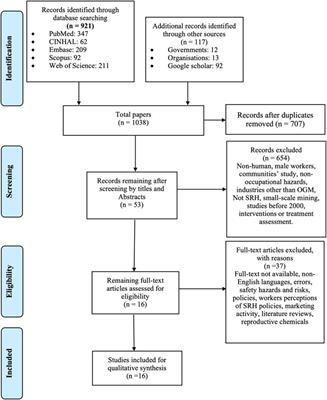 Occupational Factors Affecting Women Workers’ Sexual and Reproductive Health Outcomes in Oil, Gas, and Mining Industry: A Scoping Review